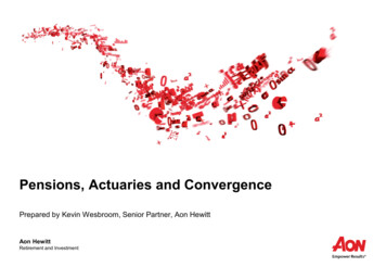Pensions, Actuaries And Convergence