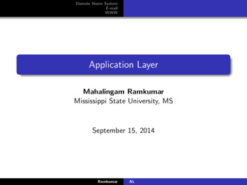 Mahalingam Ramkumar Mississippi State University, MS