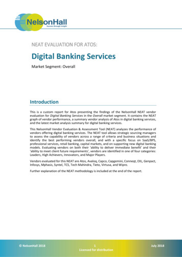 NEAT EVALUATION FOR ATOS: Digital Banking Services