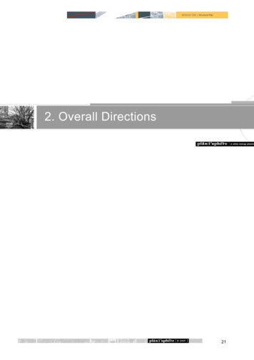 2. Overall Directions - Bendigo.vic.gov.au