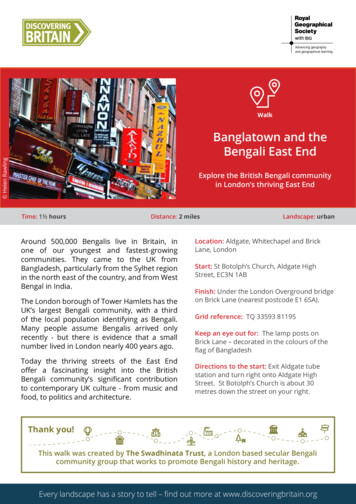 Banglatown And The Bengali East End - Discovering Britain