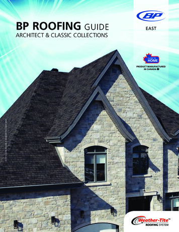 Bp Roofing Guide East Architect & Classic Collections
