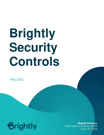 Brightly Security Controls