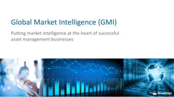 Global Market Intelligence (GMI) - Broadridge Financial Solutions