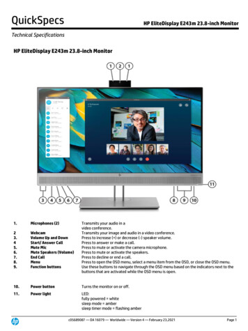 HP EliteDisplay E243m 23.8-inch Monitor