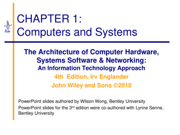CHAPTER 1: Computer Systems - Unideb.hu