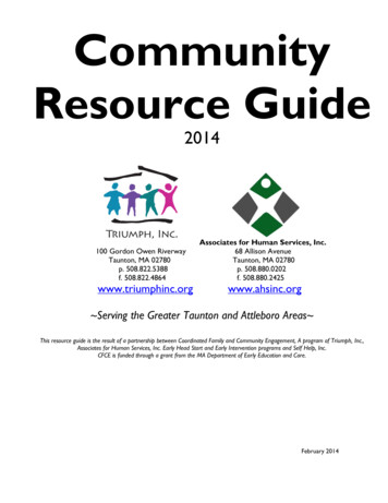 Community Resource Guide - Taunton, MA
