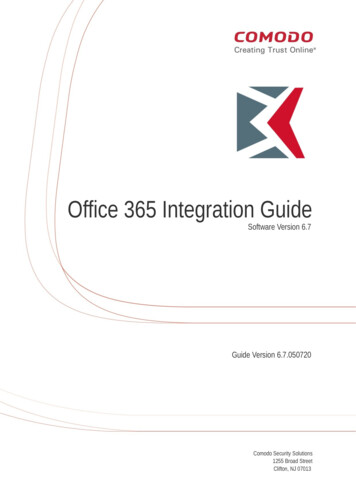 Office 365 Integration Guide - Comodo Help