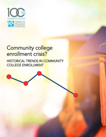 Community College Enrollment Crisis? - AACC