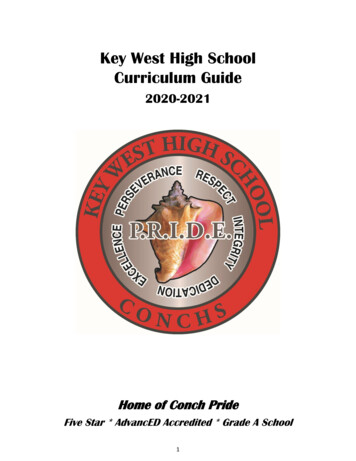 Key West High School Curriculum Guide