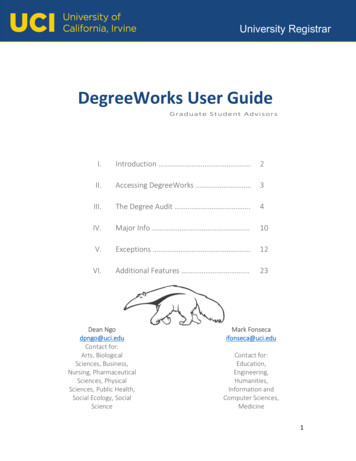 DegreeWorks GR User Guide