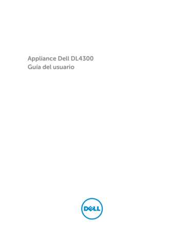 Appliance Dell DL4300 Guía Del Usuario