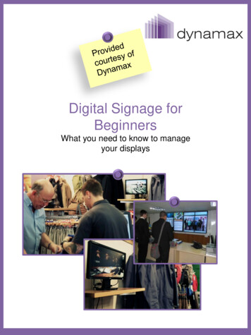 Digital Signage For Beginners