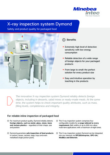 X-ray Inspection System Dymond - Minebea Intec