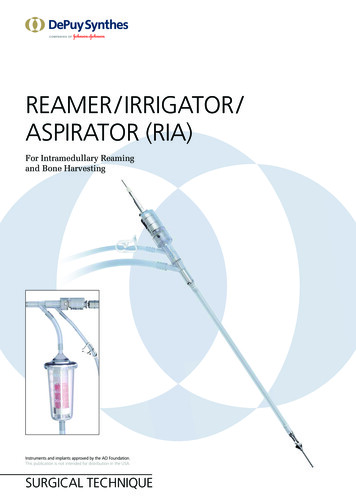 Reamer / Irrigator / Aspirator (Ria)