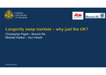 Longevity Swap Markets - Why Just The UK?