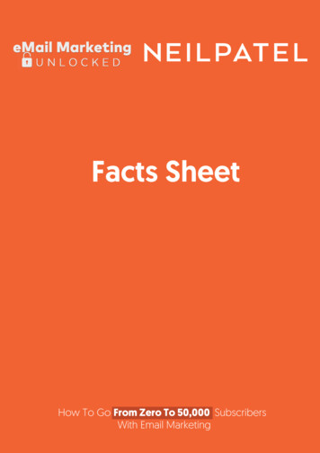 Facts Sheet - Neil Patel