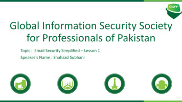Global Information Security Society For Professionals Of Pakistan