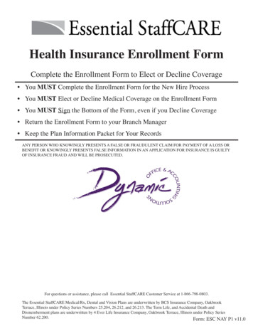 Health Insurance Enrollment Form