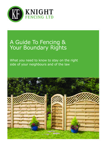 A Guide To Fencing & Your Boundary Rights - Knight Fencing