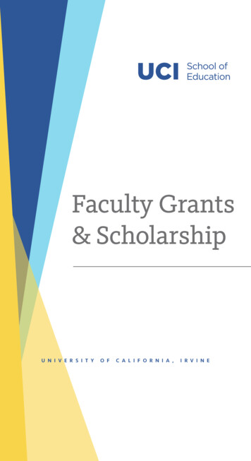 Faculty Grants & Scholarship