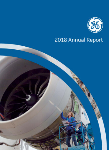 2018 Annual Report - GE