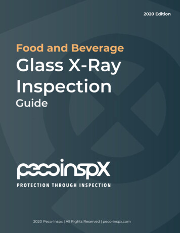 Food And Beverage Glass X-Ray Inspection - Peco InspX