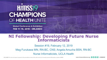 NI Fellowship: Developing Future Nurse Informaticists - HIMSS365