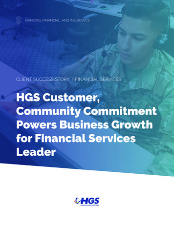 HGS Customer, Community Commitment Powers Business Growth . - Teamhgs 