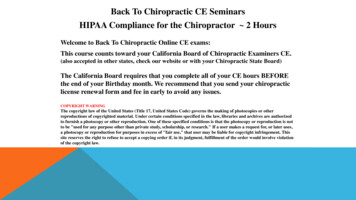 HIPAA COMPLIANCE For The Chiropractor - Back To Chiropractic
