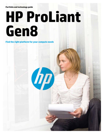 HP ProLiant Gen8 - Hewlett Packard Enterprise Community
