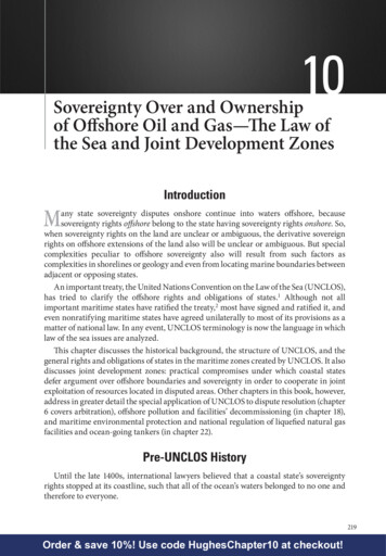 Sovereignty Over And Ownership Of Offshore Oil And Gas—The Law Of The .