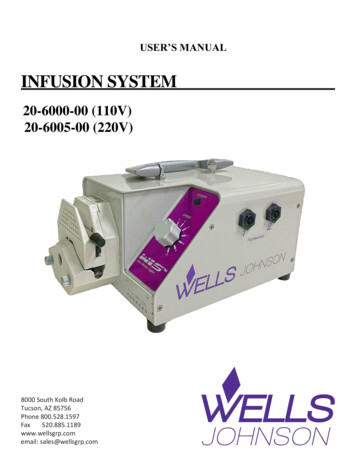 Infusion Pump Manual - Wellsgrp 