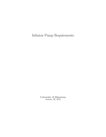 Infusion Pump Requirements - GitHub Pages