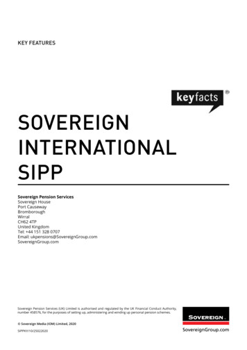 Sovereign International Sipp