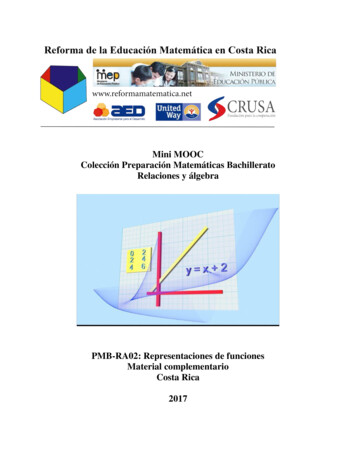 Mini MOOC Colección Preparación Matemáticas Bachillerato Relaciones Y .