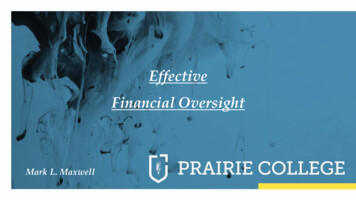 Maxwell Pres Forum Effective Financial Oversight - Abhe 