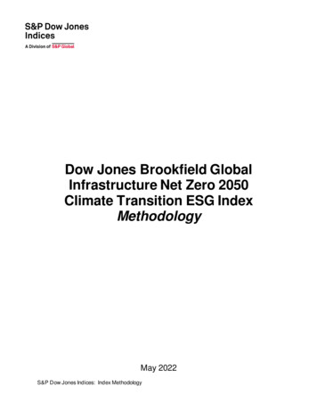 Dow Jones Brookfield Global Infrastructure Net Zero 2050 Climate .