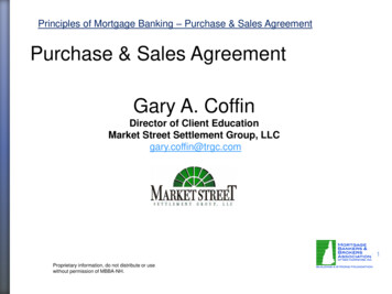 Purchase & Sales Agreement Gary A. Coffin - MBBA-NH