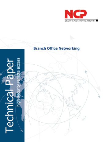 Branch Office Networking - Ncp-e 