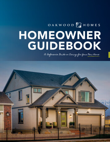 Oakwood Homes Homeowner Guidebook