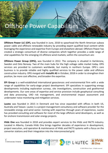 Offshore Power Capabilities - EPI Group