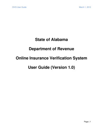 OIVS User Guide - Revenue.alabama.gov