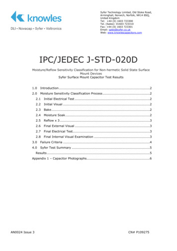 IPC/JEDEC J-STD-020D - ElecFans