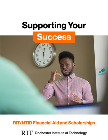 Supporting Your Success - RIT