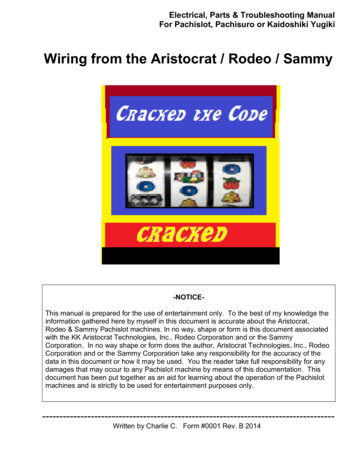 Wiring From The Aristocrat / Rodeo / Sammy - Tripod