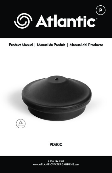 Product Manual Manuel Du Produit Manual Del Producto