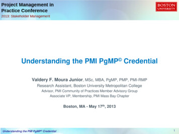 Understanding The PMI PgMP Credential