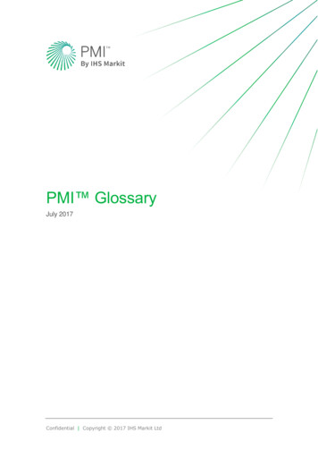 PMI Glossary - IHS Markit