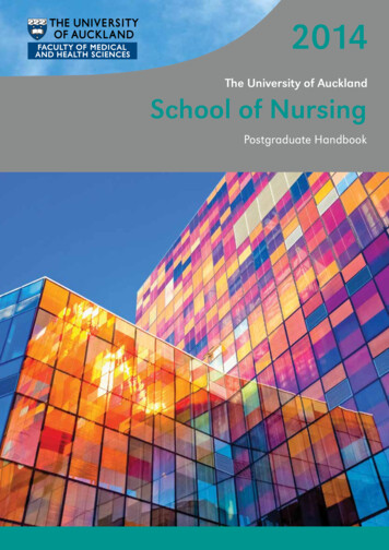 The University Of Auckland School Of Nursing